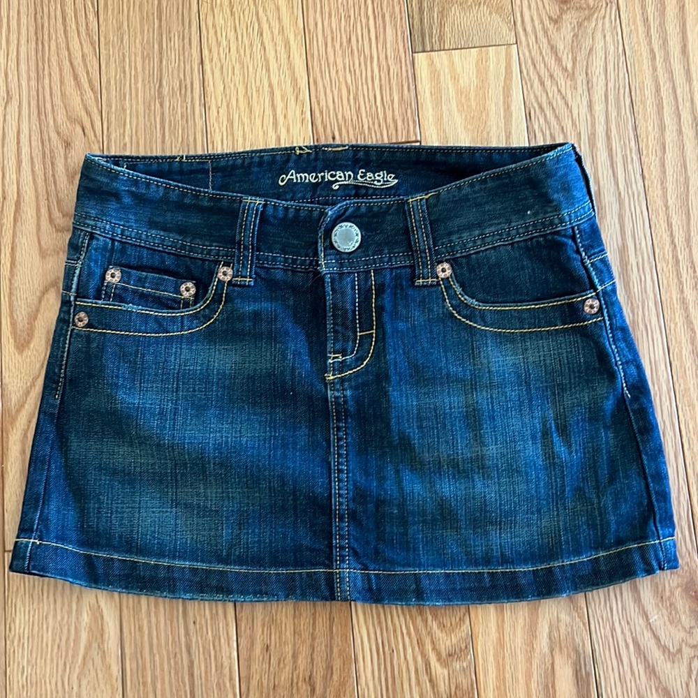 Dark Denim Skirt